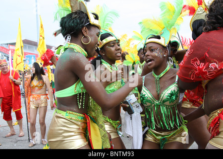 Le 43e (2010) Caribbean Carnival (Toronto) Caribana est le plus gros festival des Caraïbes en Amérique du Nord. Banque D'Images