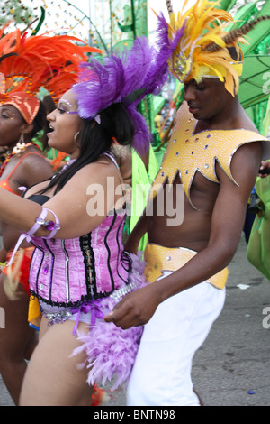 Le 43e (2010) Caribbean Carnival (Toronto) Caribana est le plus gros festival des Caraïbes en Amérique du Nord. Banque D'Images