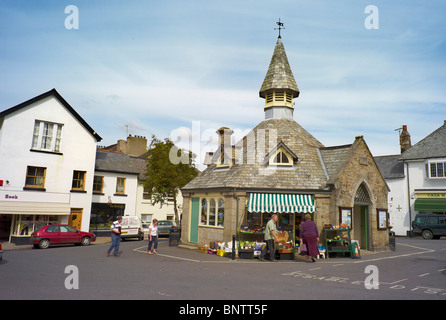 Centre du village de Chagford Devon Dartmoor National Park en Angleterre Banque D'Images