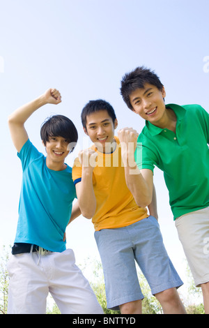 Portrait de trois amis Banque D'Images