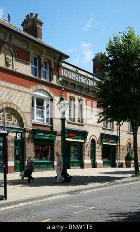 Réaménagement de la place de la brasserie de l'ancien site de la brasserie Eldridge Pope à Dorchester Banque D'Images