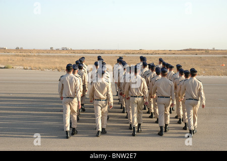 Israël, Hazirim, près de Beer Sheva, École de pilotage rassemblement de fin Banque D'Images