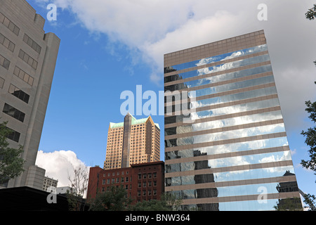 Le centre-ville de Saint Louis les bâtiments avec arch dans l'arrière-plan Banque D'Images