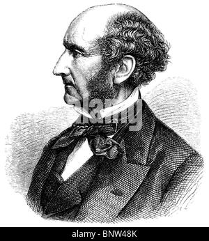 John Stuart Mill (1806-1873), philosophe et penseur libéral Banque D'Images