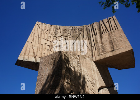 Monument de Christophe Colomb par Joaquín Vaquero Turcios, Plaza de Colón, Madrid, Espagne Banque D'Images