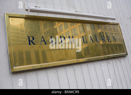 Un Ralph Lauren store. Banque D'Images