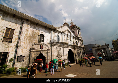 La Basilique de Santo Nino de Cebu. Banque D'Images