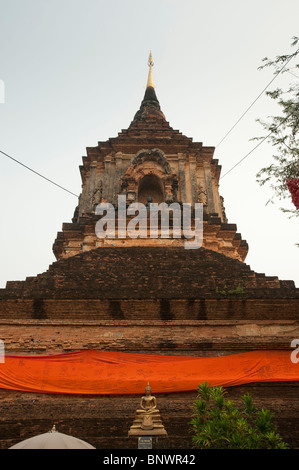 Wat Lok Molee, Chiang Mai, la province de Chiang Mai, Thaïlande, Asie Banque D'Images