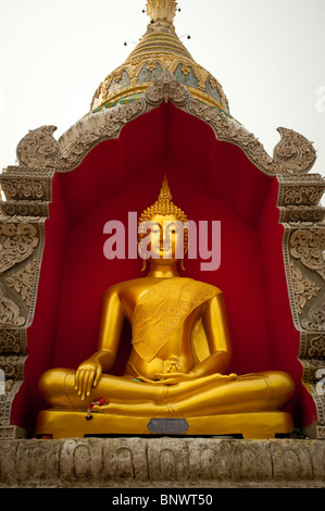 Wat Buppharam, Chiang Mai, la province de Chiang Mai, Thaïlande, Asie Banque D'Images