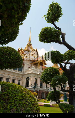 Chakri Mahaprasad Hall Grand Palace, Bangkok, Thailande, Asie Banque D'Images
