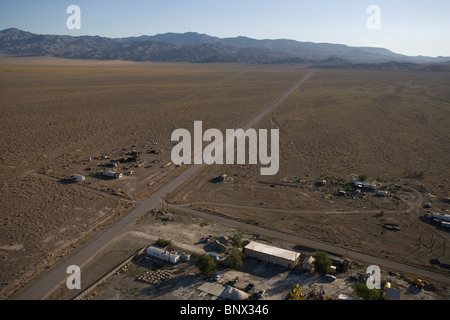 Vue aérienne au-dessus du vide, Gerlach Washoe comté Nevada Banque D'Images