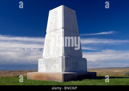 Little Big Horn Battlefield National Monument, au Montana. Banque D'Images