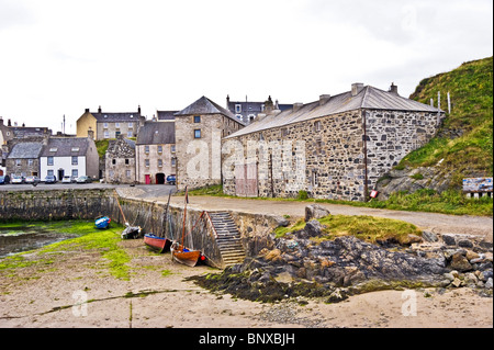 Vieux port de Portsoy et bâtiments dans Aberdeenshire Ecosse Banque D'Images