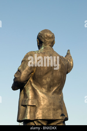 Statue de Lénine au Memento Park (Szoborpark) à Budapest, Hongrie Banque D'Images