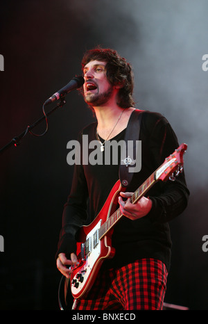 Sergio Pizzorno, le guitariste de Kasabian Banque D'Images