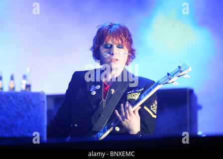 Nicky Wire, bassiste avec les Manic Street Preachers Banque D'Images