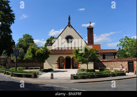 Le sanctuaire de Notre-Dame de Walsingham fondée 1064AD et reconstruit 1934 Norfolk UK Banque D'Images