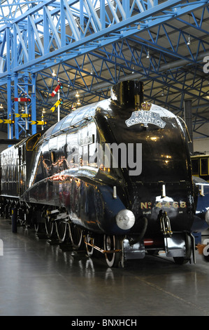 Mallard au National Railway Museum York Banque D'Images