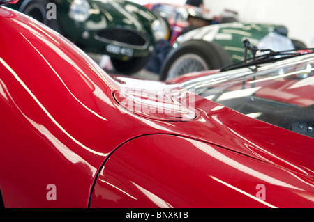 Voiture de sport Ferrari Dino 2010 à Silverstone Classic UK Banque D'Images