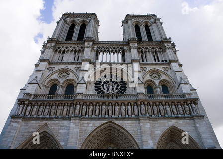 La Cathédrale Notre Dame, Paris, France Banque D'Images