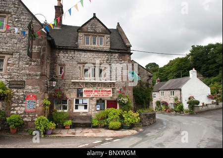 Kings Head public house à Bonsall dans le Derbyshire Peak District en Angleterre, 'Grande-bretagne','Royaume-Uni',GB,UK,EU Banque D'Images