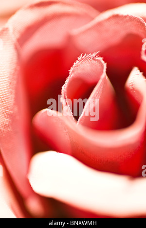 Silk flower, close-up Banque D'Images