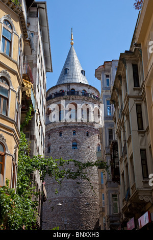 La tour de Galata, Istanbul, Turquie Banque D'Images