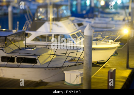 Bateaux de plaisance à Vintage, Oxnard, Californie, États-Unis Banque D'Images