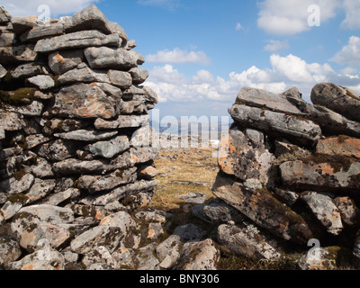 Shieling sur le sommet du Ben Alder, Ecosse Banque D'Images