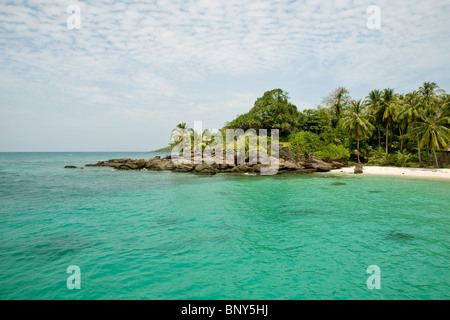 Ongle Beach dans l'une des îles, au sud de Thoi Phu Quoc Island, Vietnam Banque D'Images