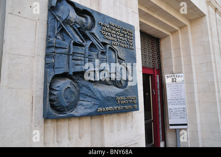 Israël, Haifa, le siège de la police judiciaire britannique en Palestine Banque D'Images