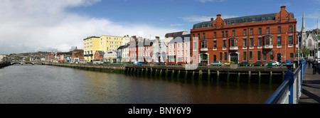 L'Irlande, Cork, Vue Panoramique de la rivière Lee Banque D'Images