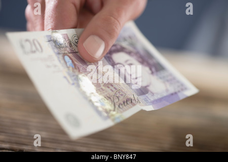 Livres sterling Banque D'Images
