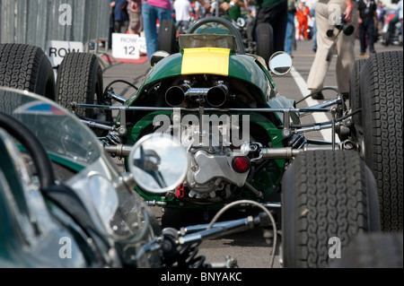 Voiture de course Lotus 25, 2010 Silverstone Classic Banque D'Images