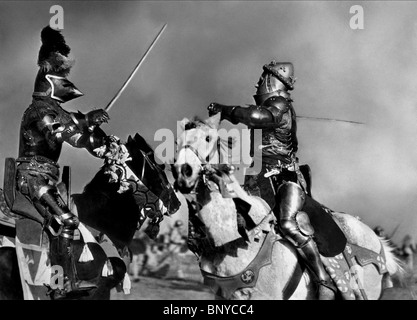 Scène de bataille HENRY LA CINQUIÈME : Henry V (1944) Banque D'Images