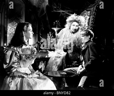 JEAN SIMMONS, MARTITA HUNT, ANTHONY WAGER, beaucoup d'attentes, 1946 Banque D'Images