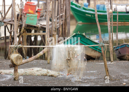 En résille mersing en Malaisie, port Banque D'Images