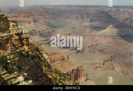 Une vue sur le grand canyon de la rive sud Banque D'Images