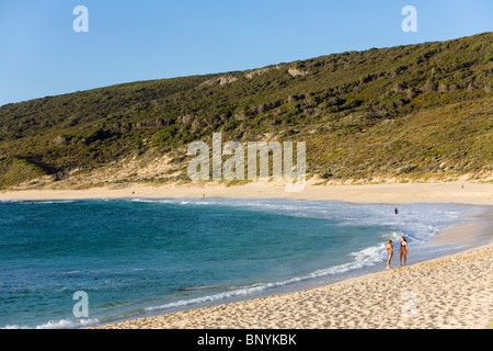 Plage de Yallingup dans le Parc National Leeuwin-Naturaliste, Australie occidentale, Australie. Banque D'Images