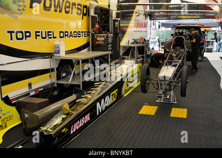 Le circuit Infineon Raceway 1/4 Mile, Sonoma CA Banque D'Images