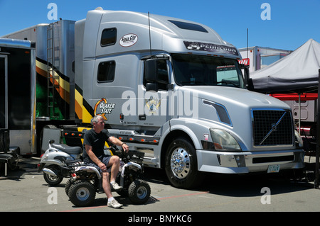 Le circuit Infineon Raceway 1/4 Mile, Sonoma CA Banque D'Images