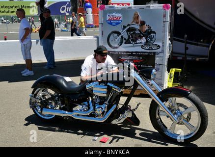 Le circuit Infineon Raceway 1/4 Mile, Sonoma CA Banque D'Images