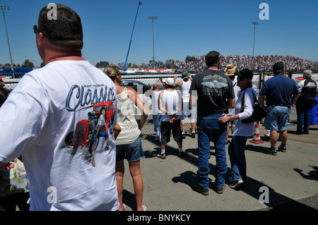 Le circuit Infineon Raceway 1/4 Mile, Sonoma CA Banque D'Images