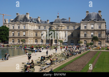 Jardin du Luxembourg Paris France Banque D'Images