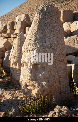 Chef d'Hercule sur le Mont Nemrut, Turquie Banque D'Images