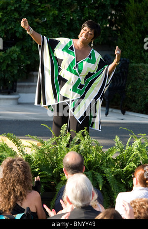 Singer Patti LaBelle se produit à la Maison Blanche. Banque D'Images