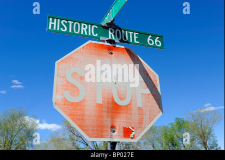 Porté Stop Seligman Arizona Route 66 Banque D'Images