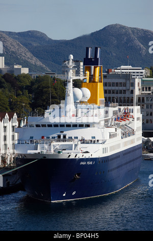 Fjords norvégiens croisières sur la Saga Saga Pearl II Banque D'Images