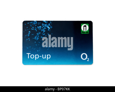 Pay as You Go téléphone mobile top up card Banque D'Images