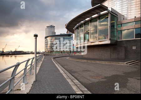 Centre des médias Salford Quays Manchester UK Banque D'Images